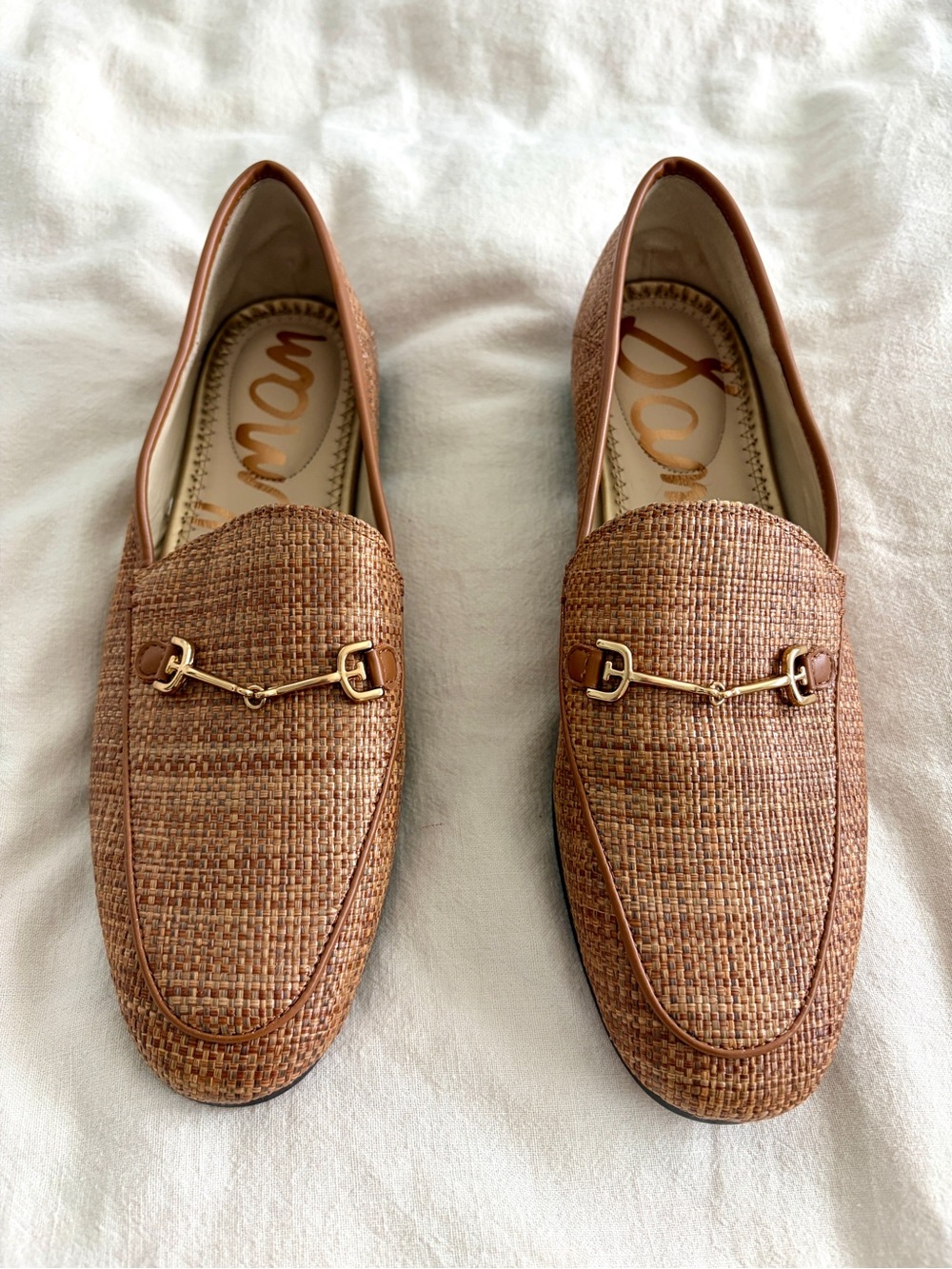 Sam Edelman Raffia Lorraine Bit Loafers